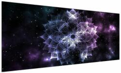 Mivali Tablou - Mandala Lotus în spațiu, dintr-o bucată 250x125 cm (V022934V250125)