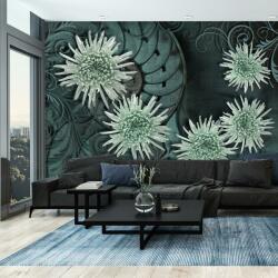 Mivali Fototapet - Flori verzi, vlies, 147x102 cm (T100011TQ3)