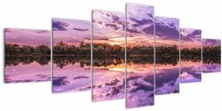 Mivali Tablou cu cerul violet, din șapte bucăți 210x100 cm (V020537V210100)