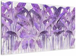 Mivali Tablou - Frunze violet în tencuială, dintr-o bucată 120x70 cm (V022874V12070)
