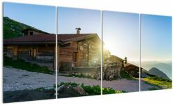 Mivali Tablou - Dimineața în Alpi Tirol, din patru bucăți 160x80 cm (V022887V16080)
