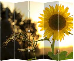 Mivali Paravan - Floarea soarelui, din 5 bucăți, 210x170 cm (P020543P225180)