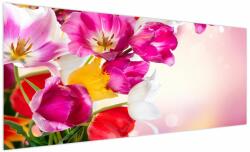 Mivali Tablou cu lalele, dintr-o bucată 250x125 cm (V021295V250125)