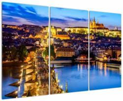 Mivali Tablou - Podul Carol, Praga, Republica Cehă, din trei bucăți 120x80 cm (V023223V120803PCS)