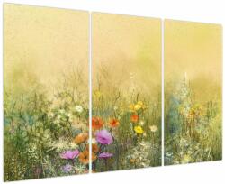 Mivali Tablou - Pajiște pictată, din trei bucăți 120x80 cm (V023852V120803PCS)