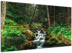 Mivali Tablou cu pârău în pădure, dintr-o bucată 120x70 cm (V021218V12070)