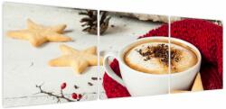 Mivali Tablou - Cappuccino, din trei bucăți 150x50 cm (V023771V15050)
