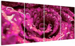 Mivali Tabloul cu floarea trandafirului roz, din patru bucăți 160x80 cm (V020056V16080)