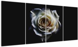 Mivali Tablou cu trandafir alb, din patru bucăți 160x80 cm (V020370V16080)