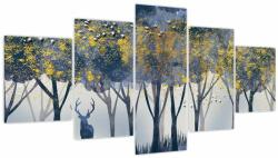 Mivali Tablou cerbul în pădure (V021777V150805PCS)