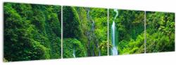 Mivali Tablou - Cascada Madakaripura, Java de Est, Indonezia, din patru bucăți 160x40 cm (V023400V16040)