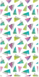 Mivali Tapet - Triunghiuri colorate în tonuri de verde (T110029)