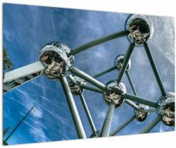 Mivali Tablou- atomium la Bruxelles, dintr-o bucată 90x60 cm (V020530V9060)