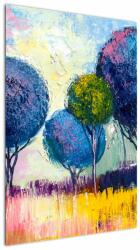 Mivali Tablou - Copaci, pictură în ulei, dintr-o bucată 60x90 cm (V023062V6090)