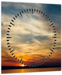 Mivali Tablou cu apus de soare (cu ceas), dintr-o bucată 30x30 cm cu ceas (V021154V3030C)