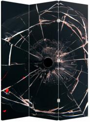 Mivali Paravan - Abstract cu sticla spartă, din 3 bucăți, 126x170 cm (P020818P135180)