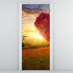 Mivali Fototapet pentru ușă - Copacul în formă de inimă (D020949D95205)
