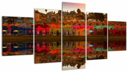 Mivali Tablou - Loc pentru baie de vară, din cinci bucăți 150x80 cm (V022060V150805PCS)