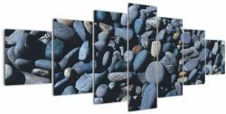 Mivali Tabloul cu pietre pe plajă, din șapte bucăți 210x100 cm (V020016V210100)