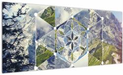 Mivali Tablou - Model geometric, dintr-o bucată 100x40 cm (V023041V10040)
