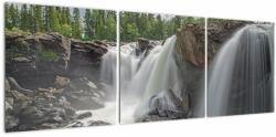 Mivali Tablou cu cascade, din trei bucăți 120x40 cm (V020852V12040)