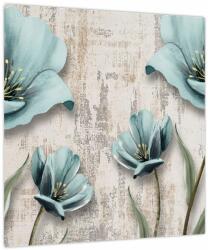 Mivali Tablou - Flori texturate, dintr-o bucată 40x40 cm (V024094V4040)