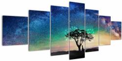 Mivali Tablou - Relaxare sub stele, din șapte bucăți 210x100 cm (V022744V210100)