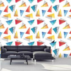 Mivali Fototapet - Triunghiuri abstracte, vlies, 343x238 cm (T100677TQ7)