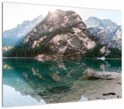 Mivali Tablou cu lac montan, dintr-o bucată 70x50 cm (V020951V7050)