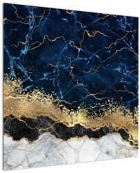 Mivali Tablou - Marmură albastru închis, dintr-o bucată 70x70 cm (V023508V7070)
