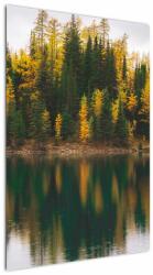 Mivali Tablou cu lac de pădure, dintr-o bucată 60x90 cm (V020235V6090)