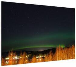 Mivali Tablou cu aurora borealis, dintr-o bucată 100x70 cm (V020857V10070)