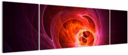 Mivali Tabloul modern cu abstracțiune roz, din trei bucăți 170x50 cm (V020130V17050)