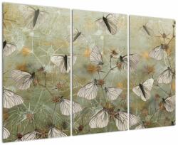 Mivali Tablou - Vintege fluturi, din trei bucăți 120x80 cm (V022876V120803PCS)