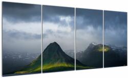 Mivali Tablou cu munți, din patru bucăți 160x80 cm (V020232V16080)