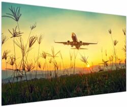 Mivali Tablou cu avion zburând, dintr-o bucată 150x100 cm (V020504V150100)