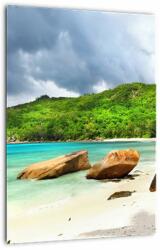Mivali Tablou - Seychelles, plaja Takamaka, dintr-o bucată 30x40 cm (V022755V3040)