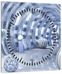 Mivali Tablou - 3D Abstract (cu ceas), dintr-o bucată 30x30 cm cu ceas (V022995V3030C)