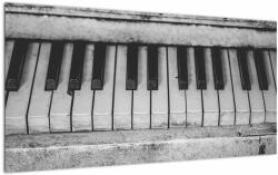 Mivali Tablou pe sticlă - Pian vechi, dintr-o bucată 100x50 cm pe sticlă (V022562V10050GD)