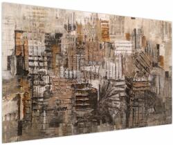 Mivali Tablou - Abstract, nuanțe maro, dintr-o bucată 150x100 cm (V023011V150100)
