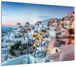 Mivali Tablou - Amurg în Santorini, dintr-o bucată 70x50 cm (V021616V7050)