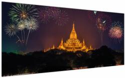 Mivali Tablou cu artificii în Asia, dintr-o bucată 200x100 cm (V020037V200100)
