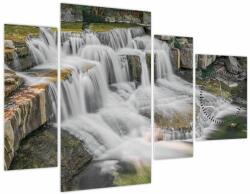 Mivali Tablou cu cascade (cu ceas), din patru bucăți 110x75 cm cu ceas (V020328V11075C)