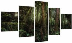 Mivali Tablou - Pădurea enigmatică, din cinci bucăți 125x70 cm (V021680V12570)