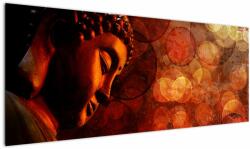 Mivali Tablou - Buddha în nuanțe roșii, dintr-o bucată 145x58 cm (V023344V14558)