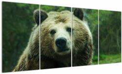 Mivali Tablou cu ursul, din patru bucăți 160x80 cm (V020185V16080)