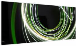 Mivali Obraz cu linii verzi, dintr-o bucată 100x40 cm (V020054V10040)