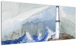 Mivali Tablou cu pictura farului, dintr-o bucată 100x40 cm (V020722V10040)