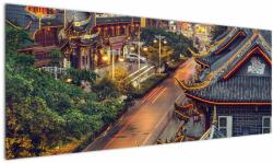 Mivali Tablou - Qintai Road, Chengdu, China, dintr-o bucată 145x58 cm (V023315V14558)
