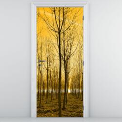 Mivali Fototapet pentru ușă - Plantație de pomi (D021313D95205)